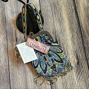 Christiana hand beaded vintage opera bag!